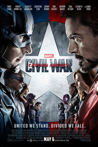 Αφίσα της ταινίας Captain America: Εμφύλιος Πόλεμος (Captain America: Civil War)