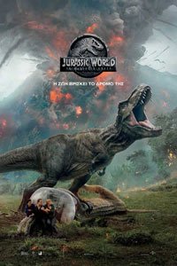 Αφίσα της ταινίας Jurassic World: Το Βασίλειο Έπεσε (Jurassic World: Fallen Kingdom)