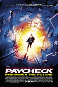 Αφίσα της ταινίας Η Αποζημίωση (Paycheck)