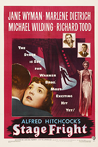 Αφίσα της ταινίας Ο Δολοφόνος Έρχεται Κάθε Βράδυ (Stage Fright)