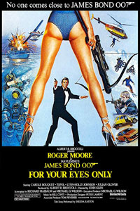 Αφίσα της ταινίας Τζέιμς Μποντ Πράκτωρ 007: Για τα Μάτια σου Μόνο (For Your Eyes Only)