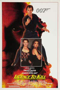 Αφίσα της ταινίας Τζέιμς Μποντ, Πράκτωρ 007: Προσωπική Εκδίκηση (Licence to Kill)