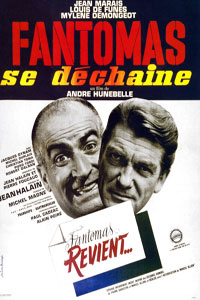 Αφίσα της ταινίας Η Επιστροφή του Φαντομά (Fantômas se Déchaîne)